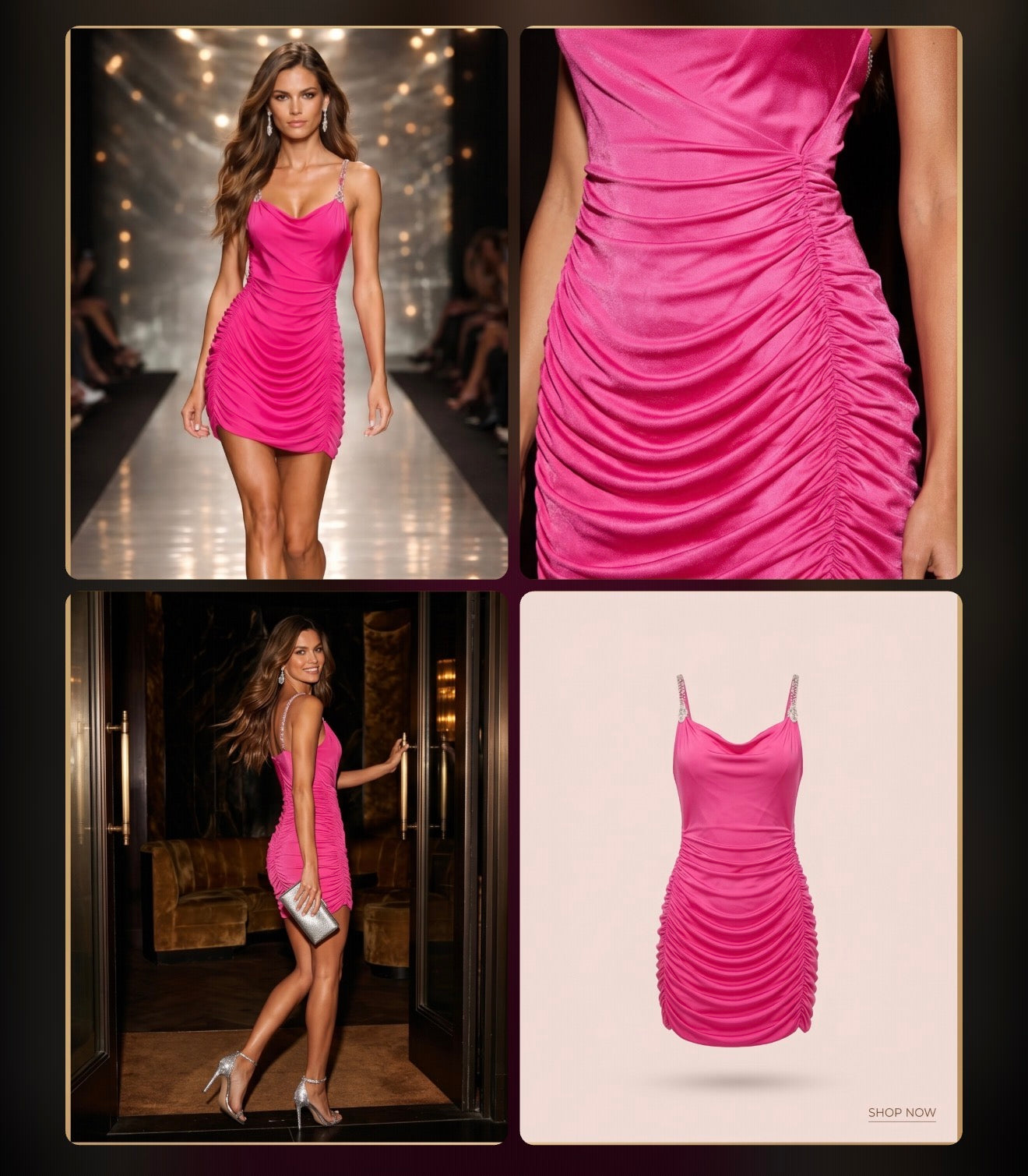 J&C Signature Pink Dress