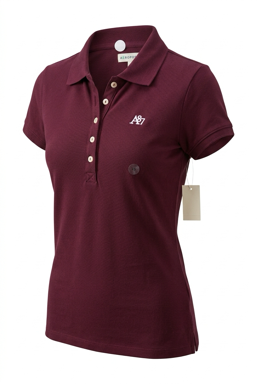 Women's Polo Shirt — Plum