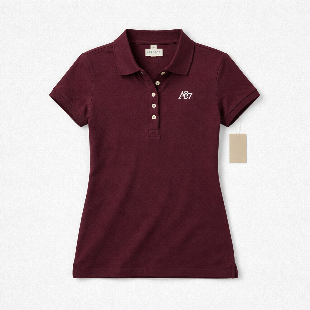 Women's Polo Shirt — Plum